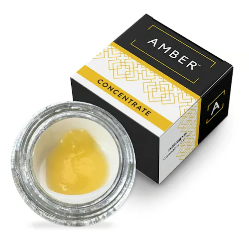 Photograph of product: Amber - Milk Bone F2 - Live au chocolat Rosin - 1g