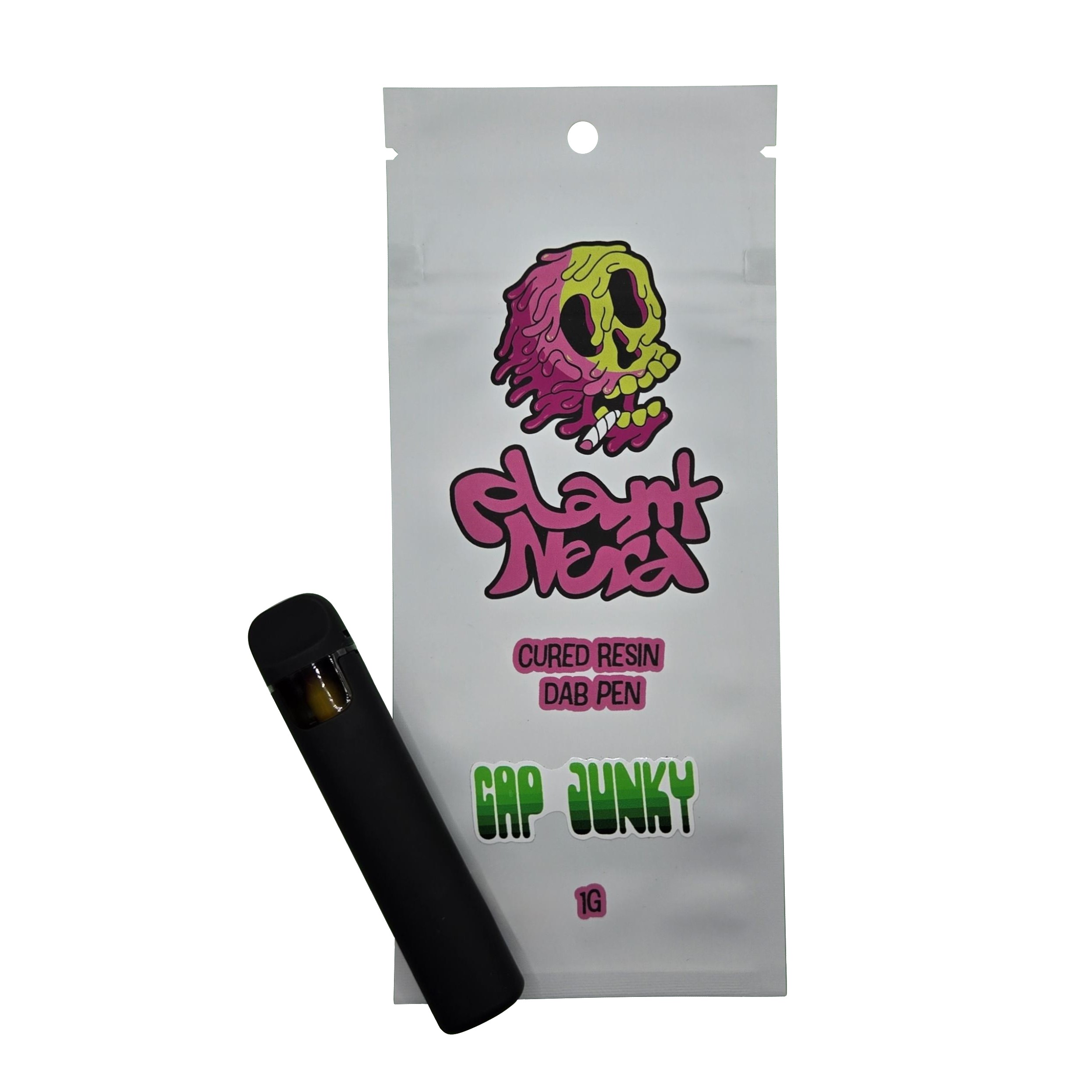 Photograph of product: Plant Nerd Cap Junky Cured Resin Dab Pen | 1g