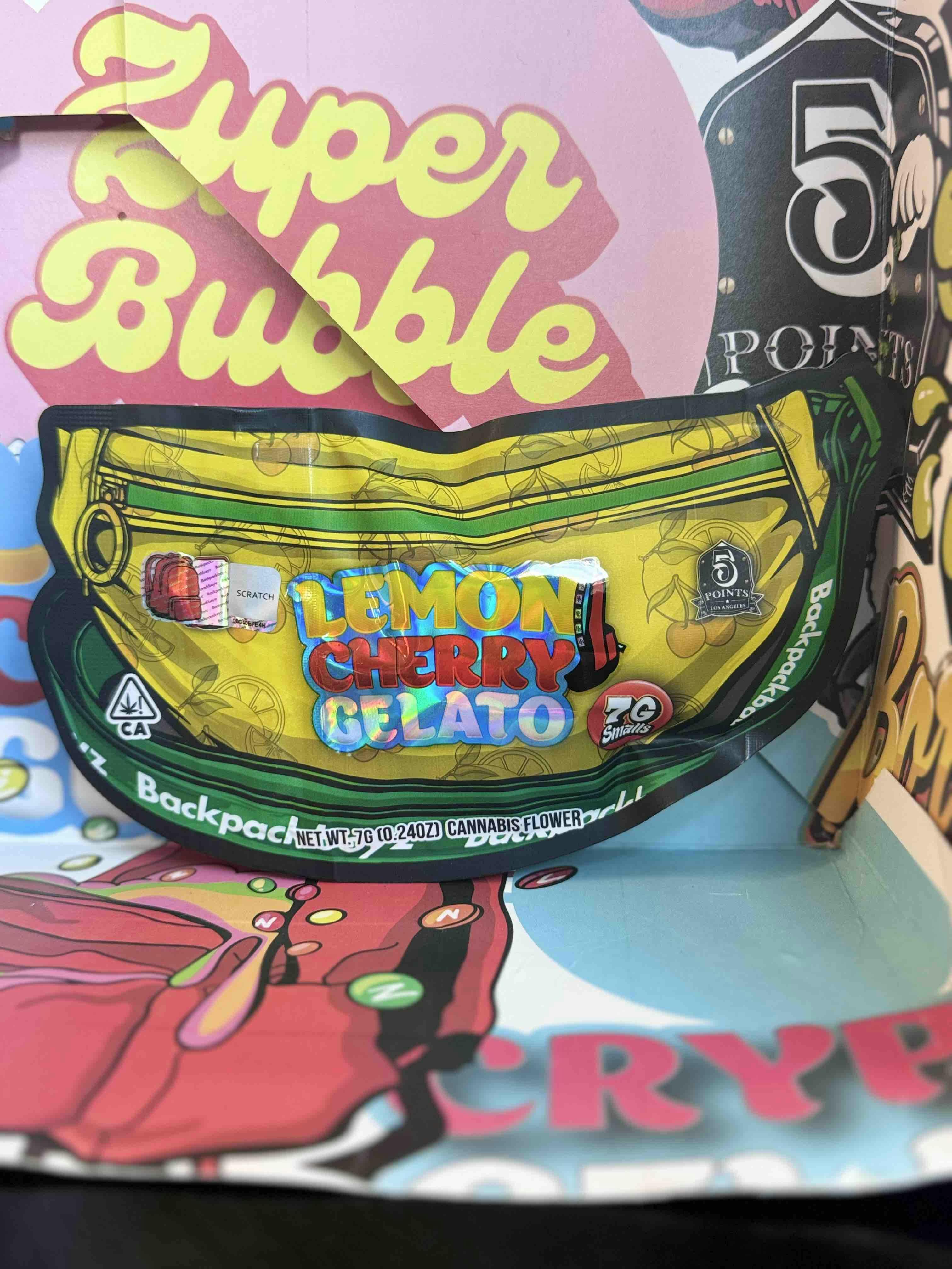 Photograph of product: Lemon Cherry Gelato Smalls 7g | BackpackBoyz