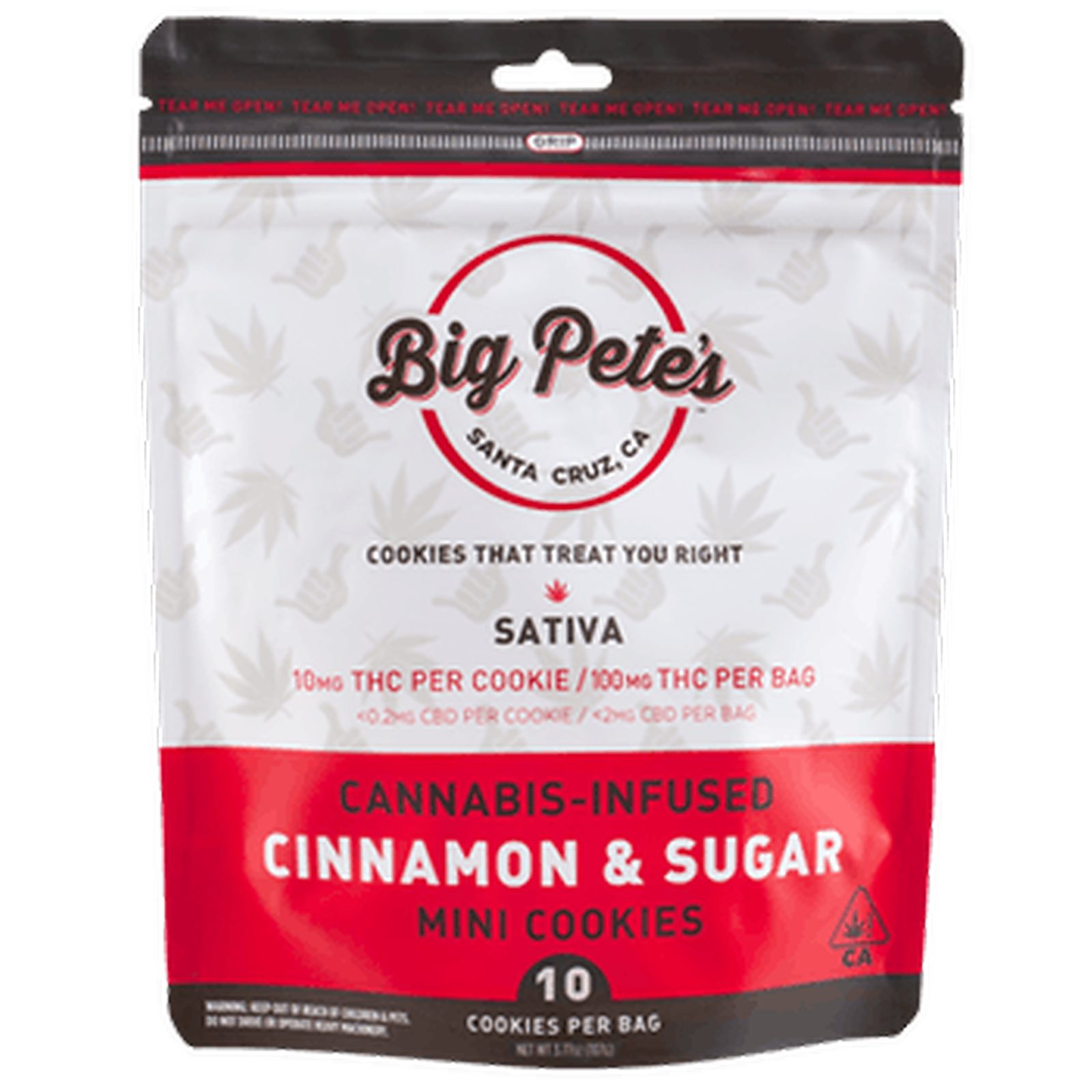 Photograph of product: 10pk Oui'd Cinnamon & Sugar Cookies Big Pete's