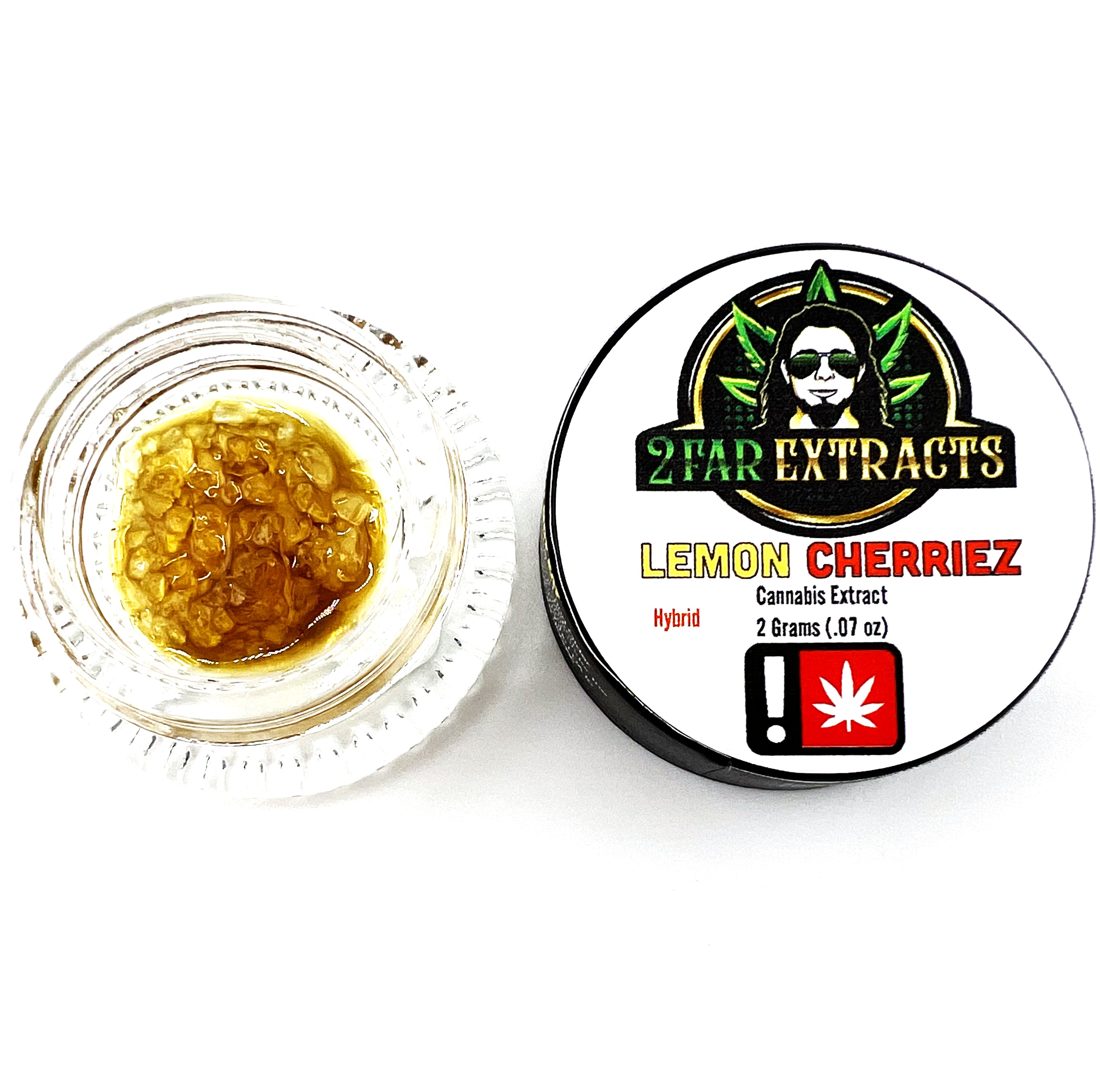 Photograph of product: 2 Far Extracts | Lemon Cherries 2g Rocks & Sauce