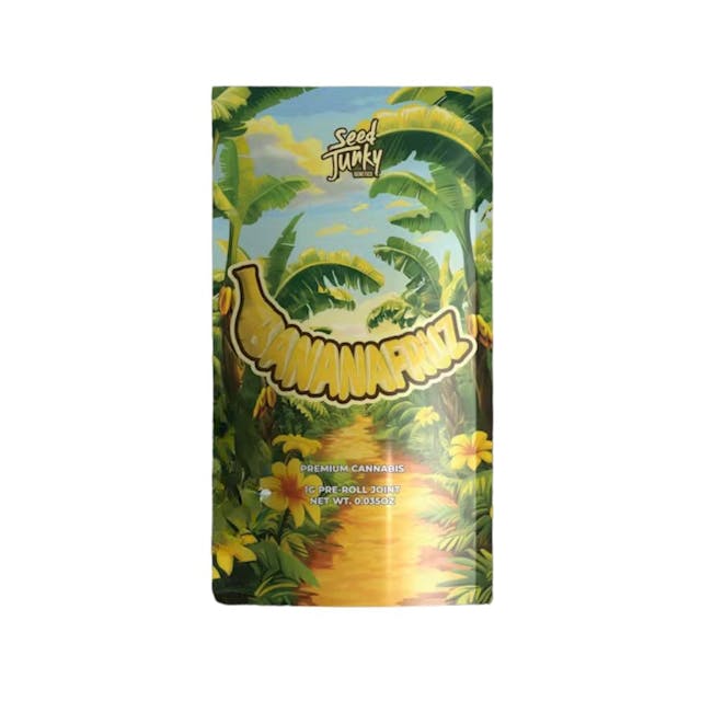 Photograph of product: 1g Banana Fruz Preroll - 