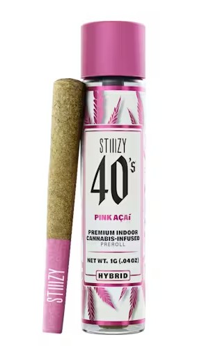 Photograph of product: Stiiizy | Pink Acai | Infused Pre-Roll | 1g
