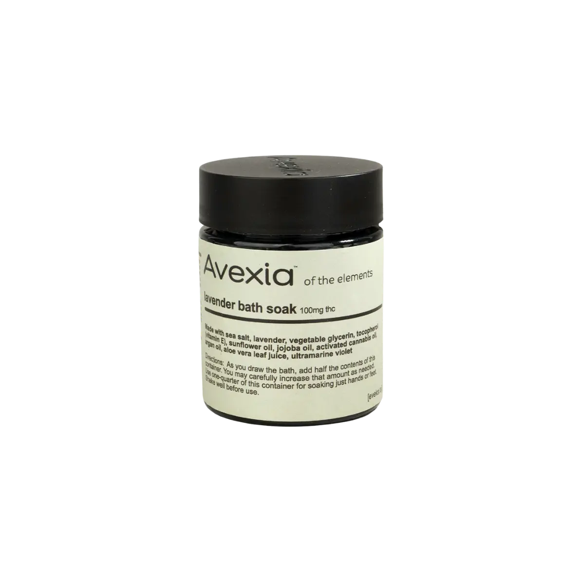 Photograph of product: Avexia Lavender Bath Salts 100mg
