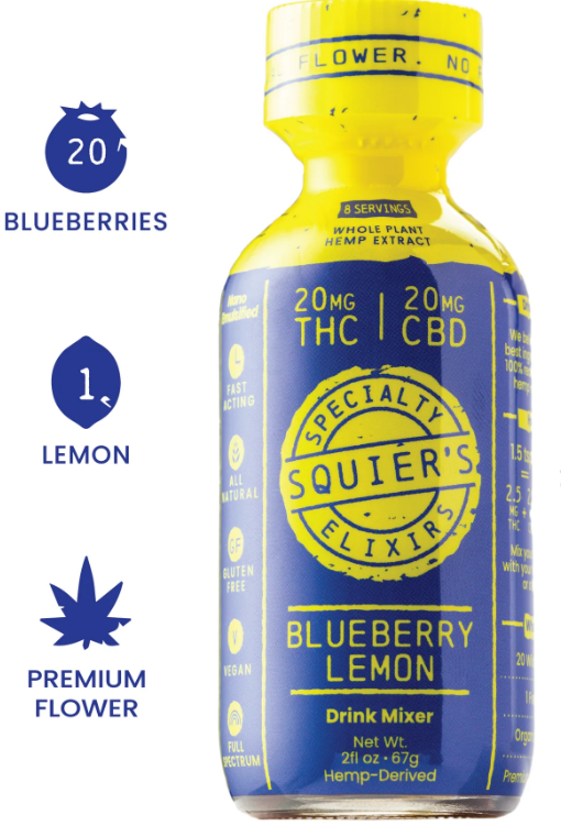 Photograph of product: Blueberry Lemon Elixir | 200mg/8oz
