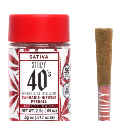 Photograph of product: INFUSED 5-PACK - SUPER LEMON HAZE (2.5G) - 36.08%