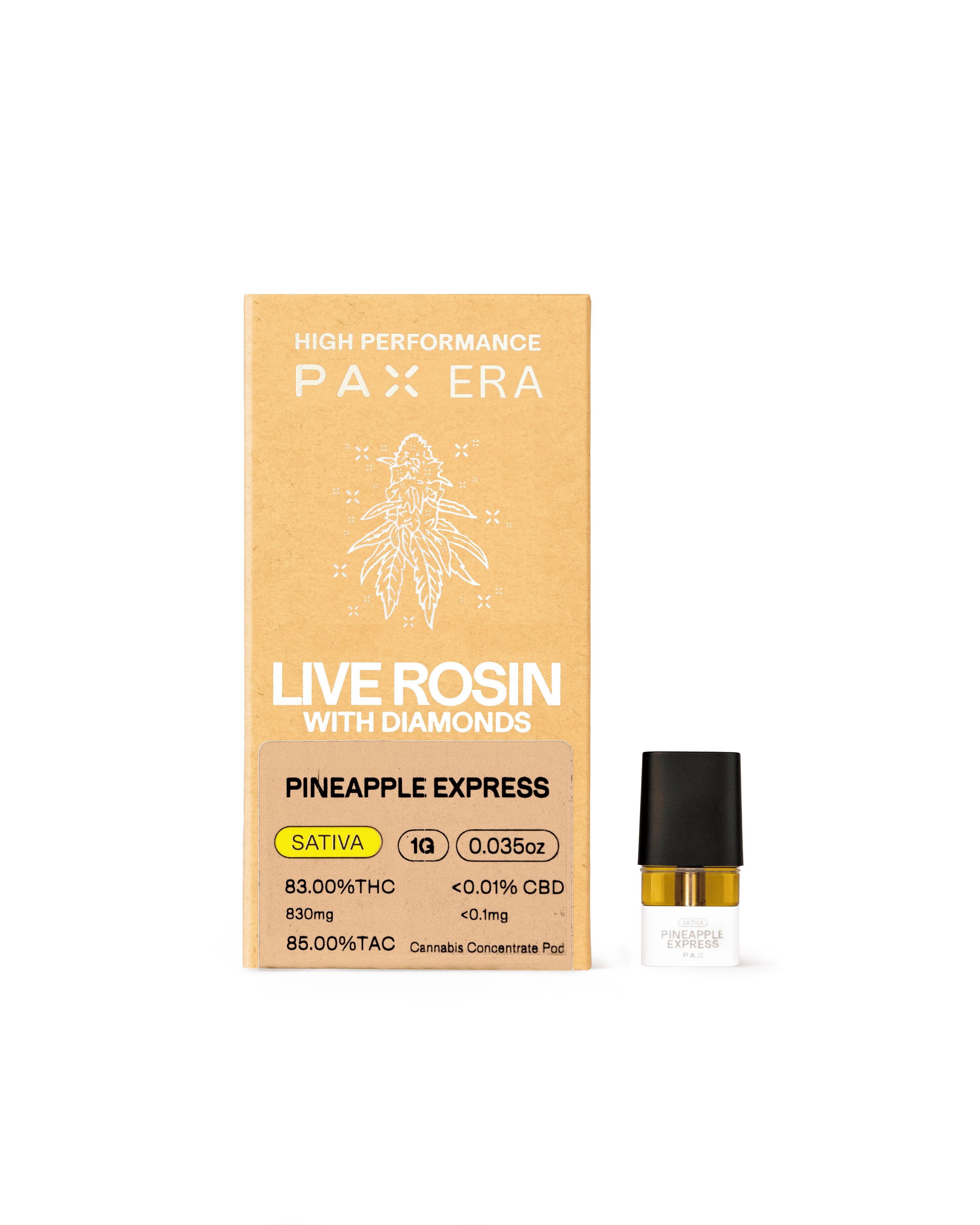 Photograph of Product: Live Rosin PINEAPPLE EXPRESS | 1 g Pod