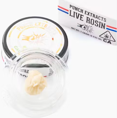 Photograph of product: Punch Extracts Gak Nana v2 Live Rosin Badder Tier 3