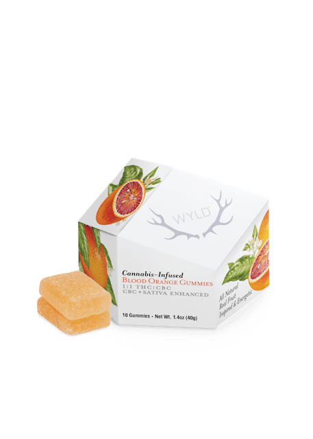 Photograph of product: Blood Orange TH-oui:CBC 1:1 Gummies