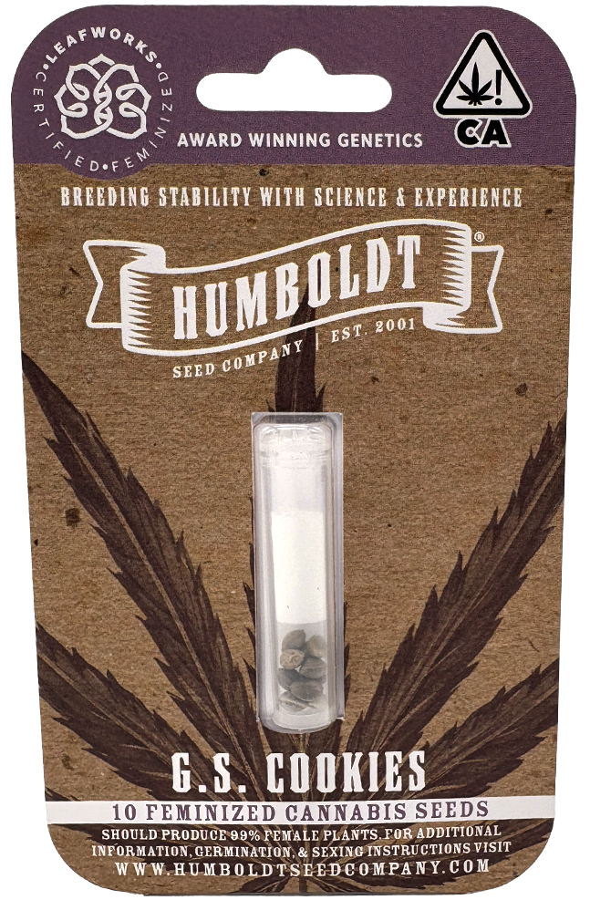 Photograph of product: Humboldt Seed Co | G. S. Cookies | 10PK Feminized Seeds