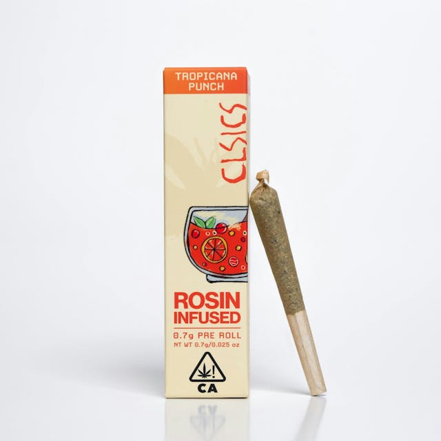Photograph of product: Tropicana Punch | 1.3g Rosin Infused Preroll - 