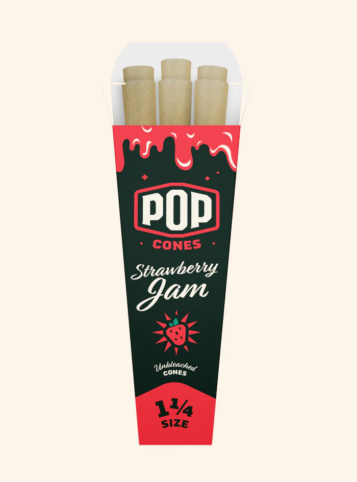 Photograph of product: POP Cone | Strawberry Jam | 1 1/4