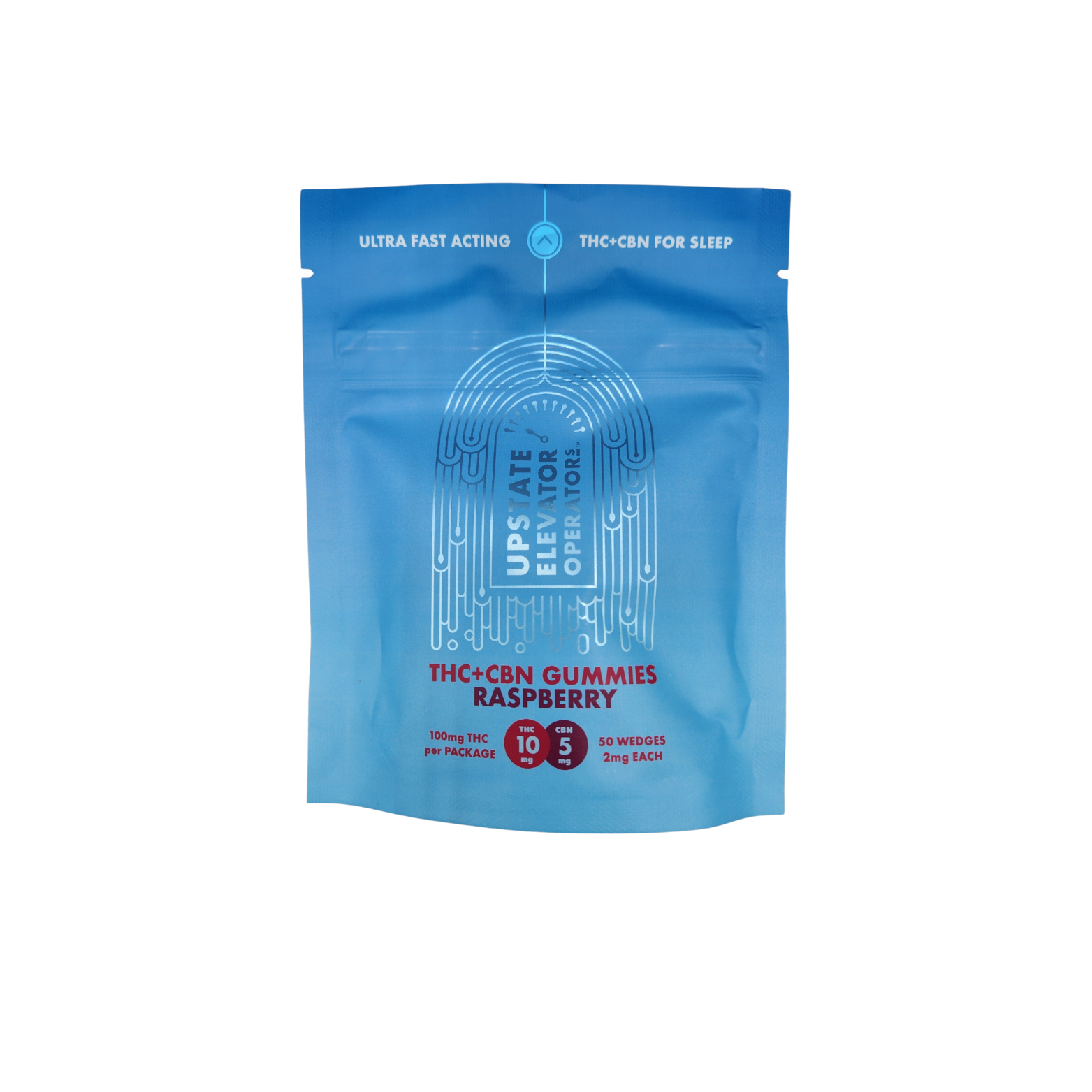 Photograph of product: Raspberry | Gummies | Fast Acting TH-oui+CBN | 100mg
