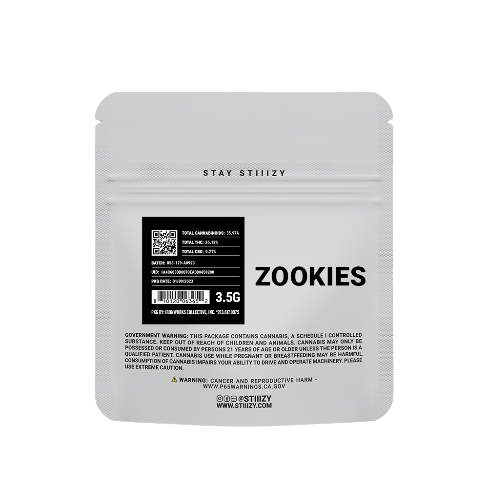 Photograph of product: STIIIZY-WHITE LABEL-3.5G-ZOOKIES