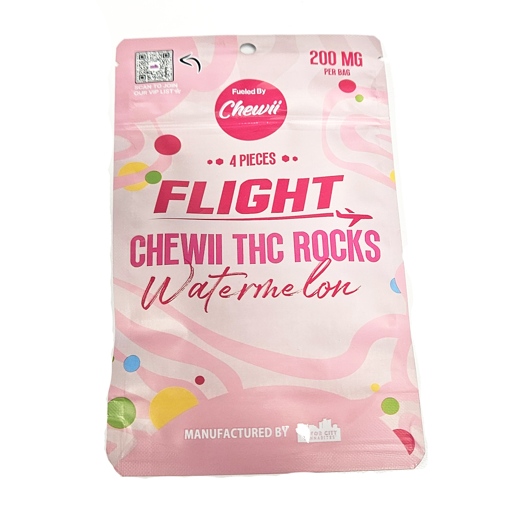 Photograph of product: Flight Watermelon Rock-Candy Gummies 200mg Rec
