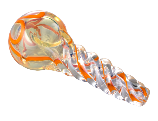 Photograph of product: Human Grade - Twist Spoon Pipe (Orange)