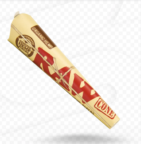 Photograph of product: Raw Organic Cone 1 1/4 size 6 pack