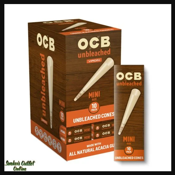 Photograph of product: OCB Unbleached Cones Mini (10pk)