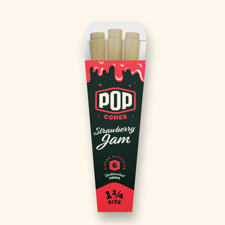 Photograph of product: Strawberry Jam 1.25" Cones