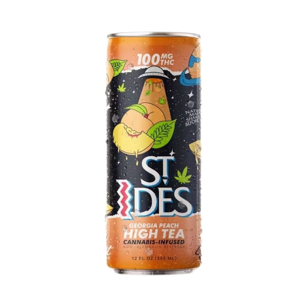 Photograph of product: GEORGIA PEACH TEA 12OZ 100MG