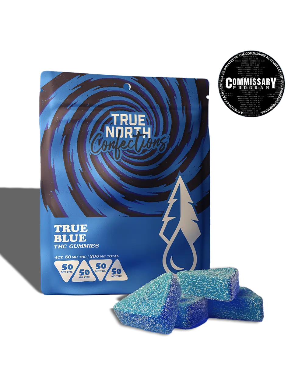 Photograph of product: True Blue Gummies - 200mg