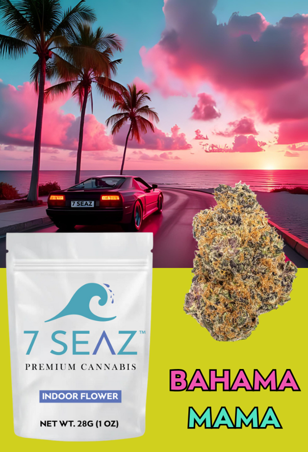 Photograph of Product: Bahama Mama Flower | Hybrid | 7 Seaz - 28g