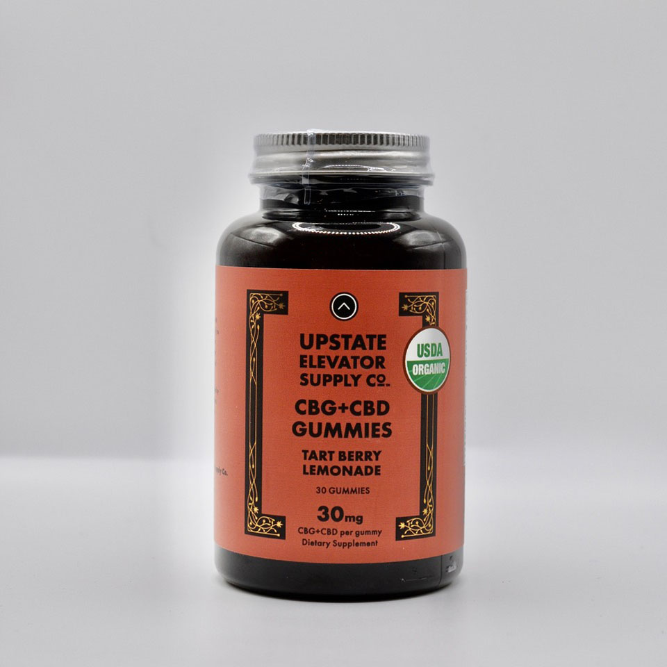 Photograph of product: Tart Berry Lemonade Gummies | 30pk | 15mg TH-oui + 450mg CBD + 450mg CBG