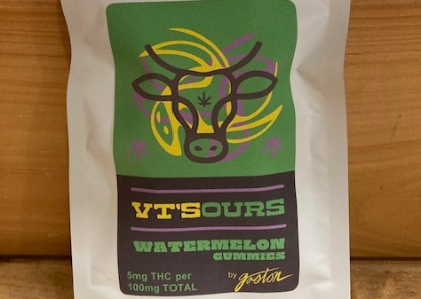 Photograph of product: Gaston Vt'Sours Watermelon Gummies 100mg