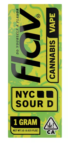 Photograph of product: Flav - NYC Sour D S - RTU - 1.0g