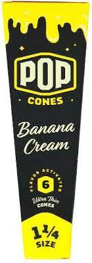 Photograph of product: Pop Cones Banana Cream 6pk (1 1/4)