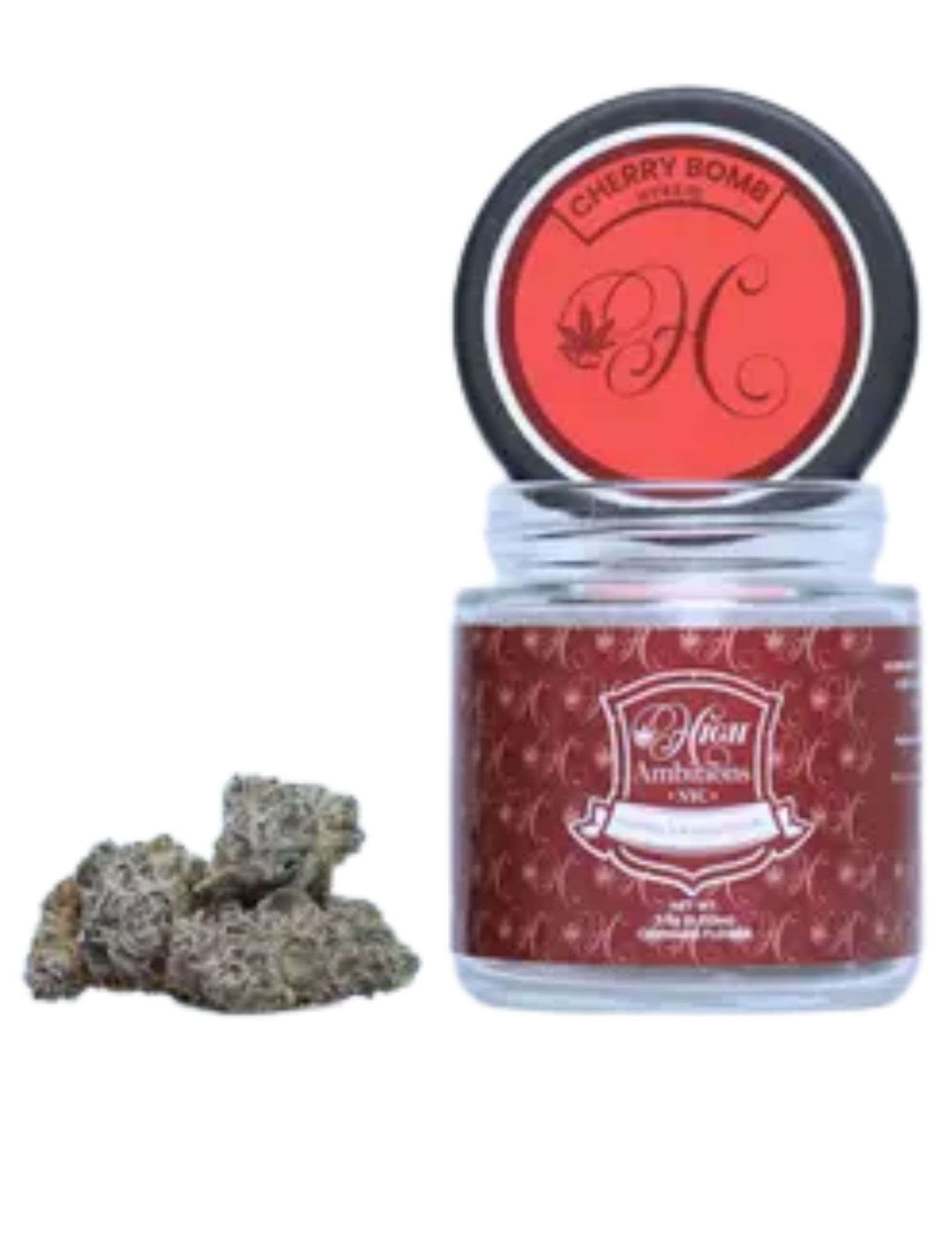 Photograph of product: High Ambitions | 3.5g | Flower Jar | Cherry Bomb
