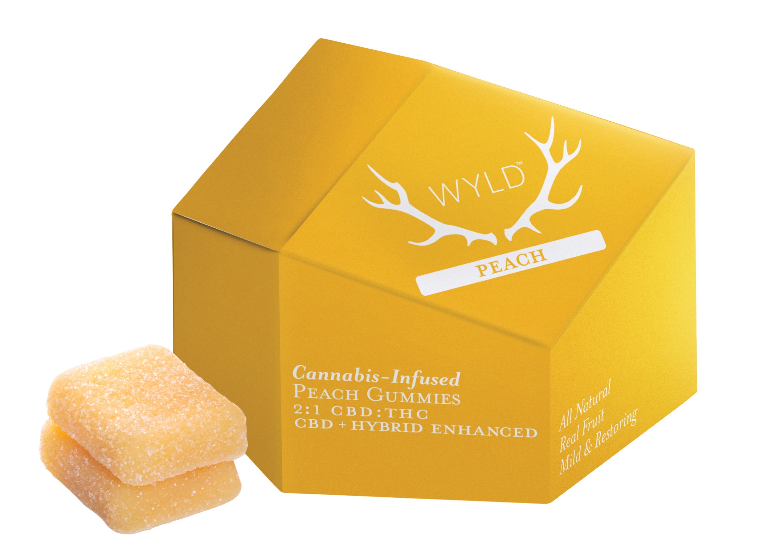 Photograph of product: Peach | 2:1 CBD/TH-oui (10ct)