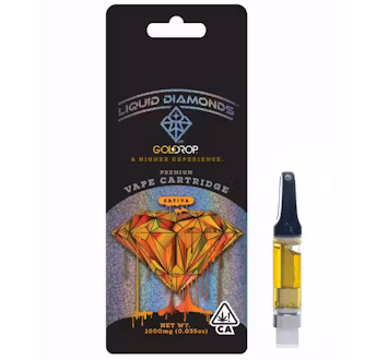 Photograph of product: Gold Drop Pina Fresca Oui'd Liquid Diamonds Cart