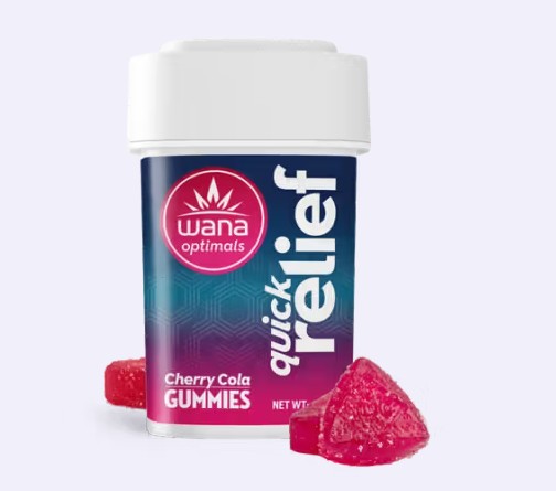 Photograph of product: Wana - Quick Relief - Cherry Cola Gummies