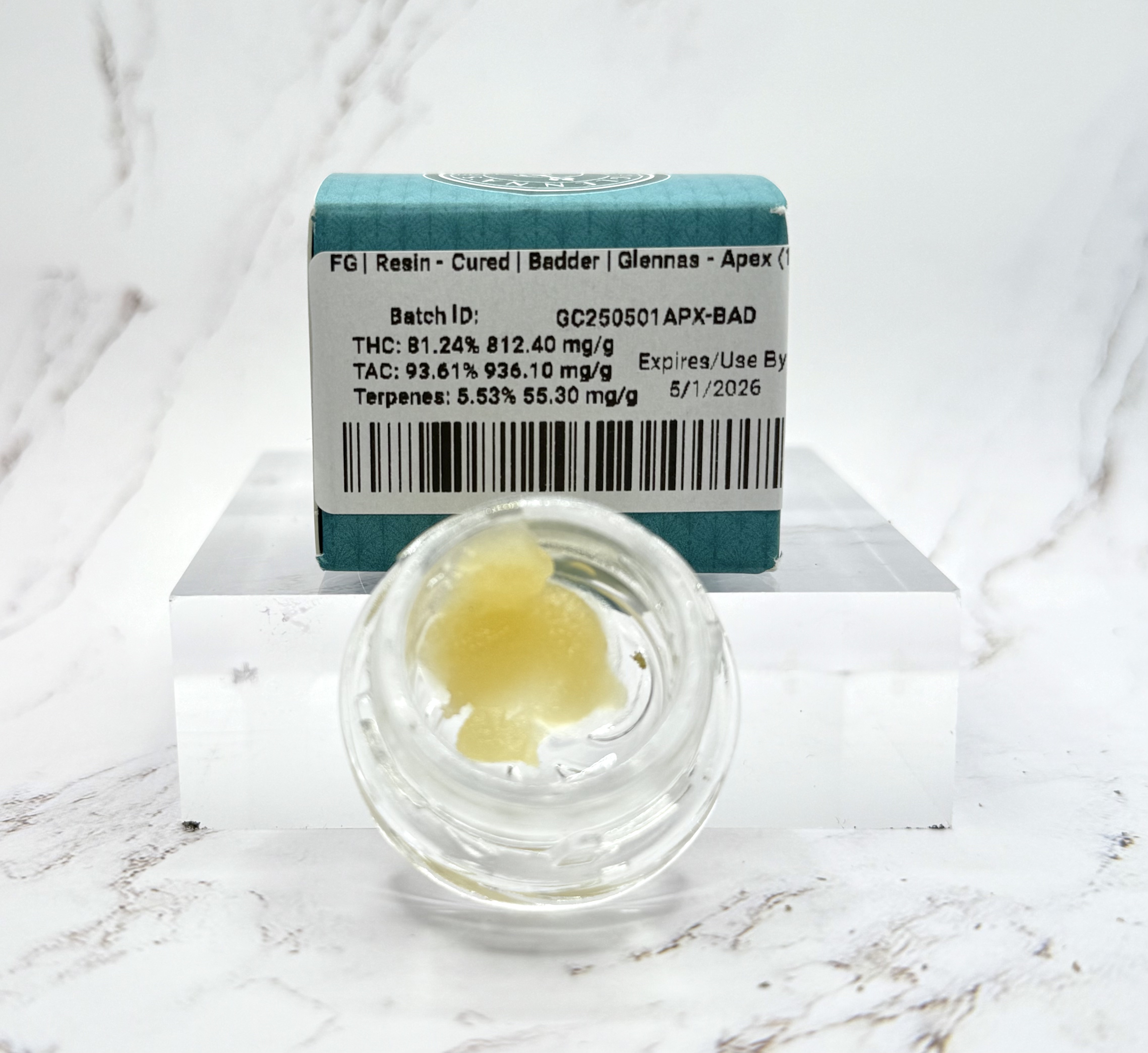 Photograph of product: Glennas - Apex Cured Resin  - BADDER