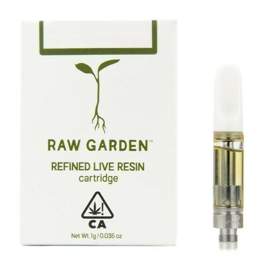 Photograph of product: Raw Garden  Live Resin Cart  .5g  Hybrid  $25 *Tax Included