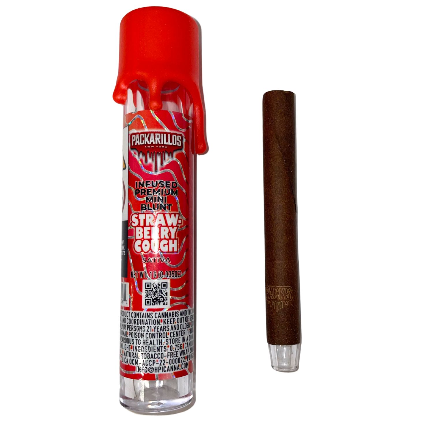 Photograph of product: Strawberry Cough "Packarillos" Mini Blunt