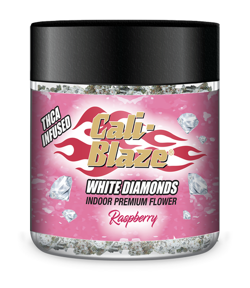 Photograph of product: Cali Blaze - Raspberry Thca White Diamond Rocks 3.5g