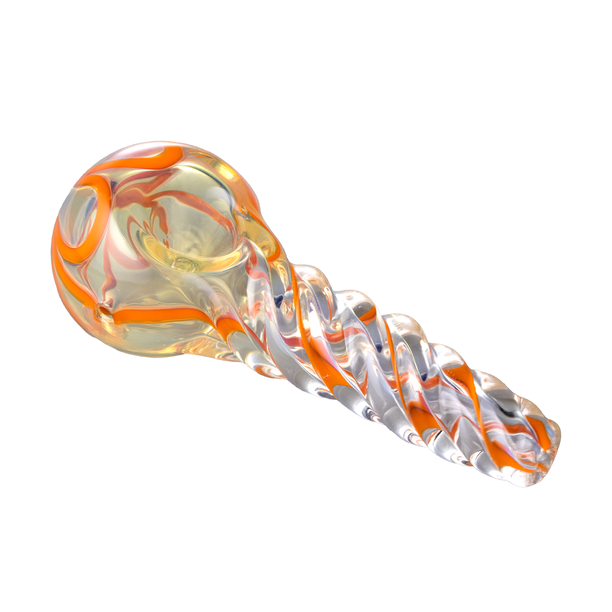 Photograph of product: Twisted Spoon Pipe- Orange