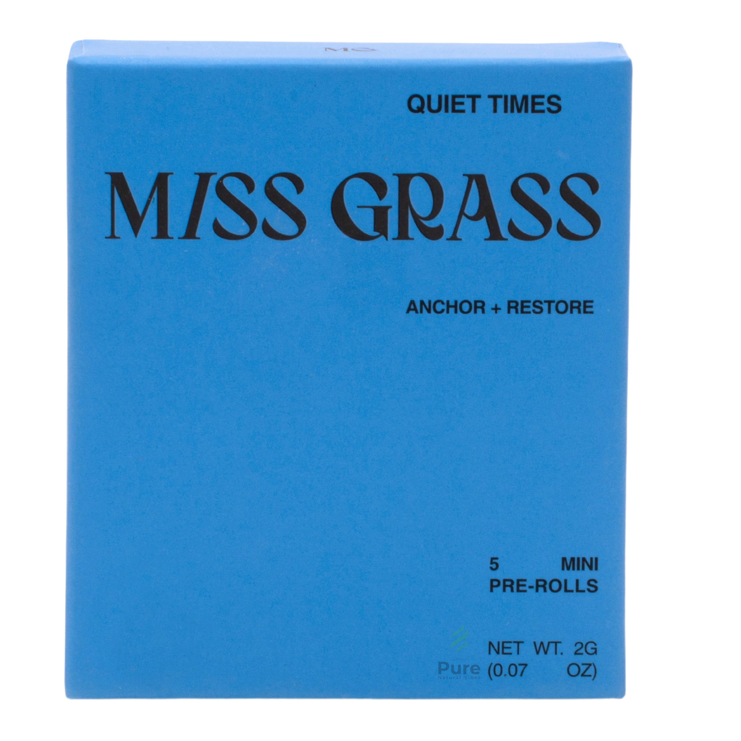Photograph of product: Miss Grass | Pre-Roll Pack | Quiet Times - 5pk | 2.0g