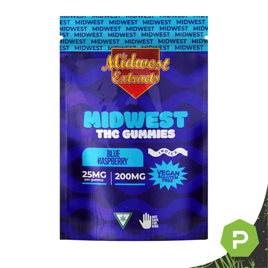 Photograph of product: Blue Raspberry | 200mg Gummies