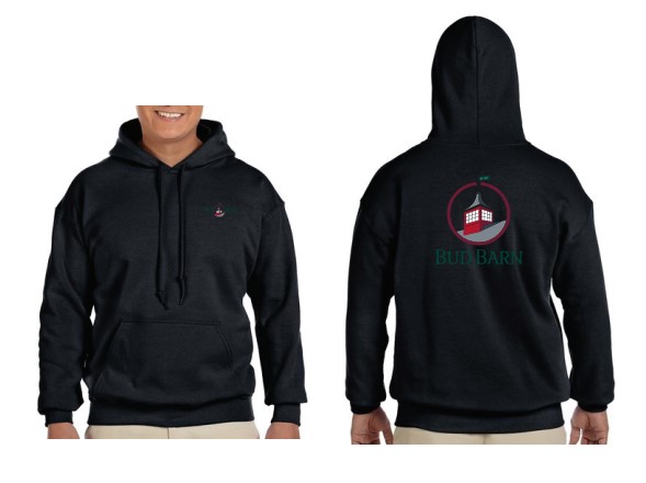 Photograph of product: Bud Barn Hoodie - Black