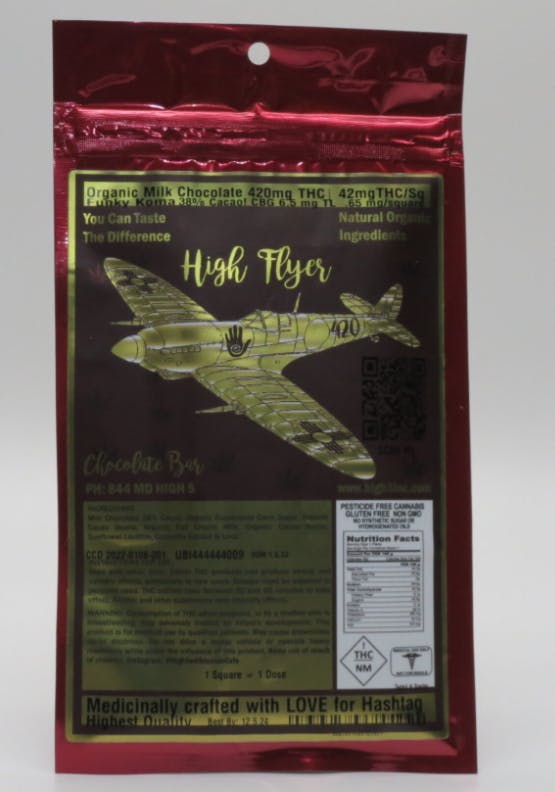 Photograph of product: Organic Milk Chocolate Bar 420mg