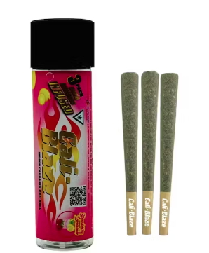 Photograph of product: Cali Blaze Strawberry Lemonade Liquid Diamonds Tarantula 3 pack 3g