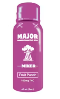 Photograph of product: Major | Infused Fruit Drink | Blueberry  | Fast Acting Shot | 60ml-100mg TH-oui
