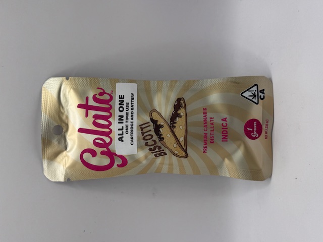 Photograph of product: Biscotti 1g Disposable Cart - Gelato