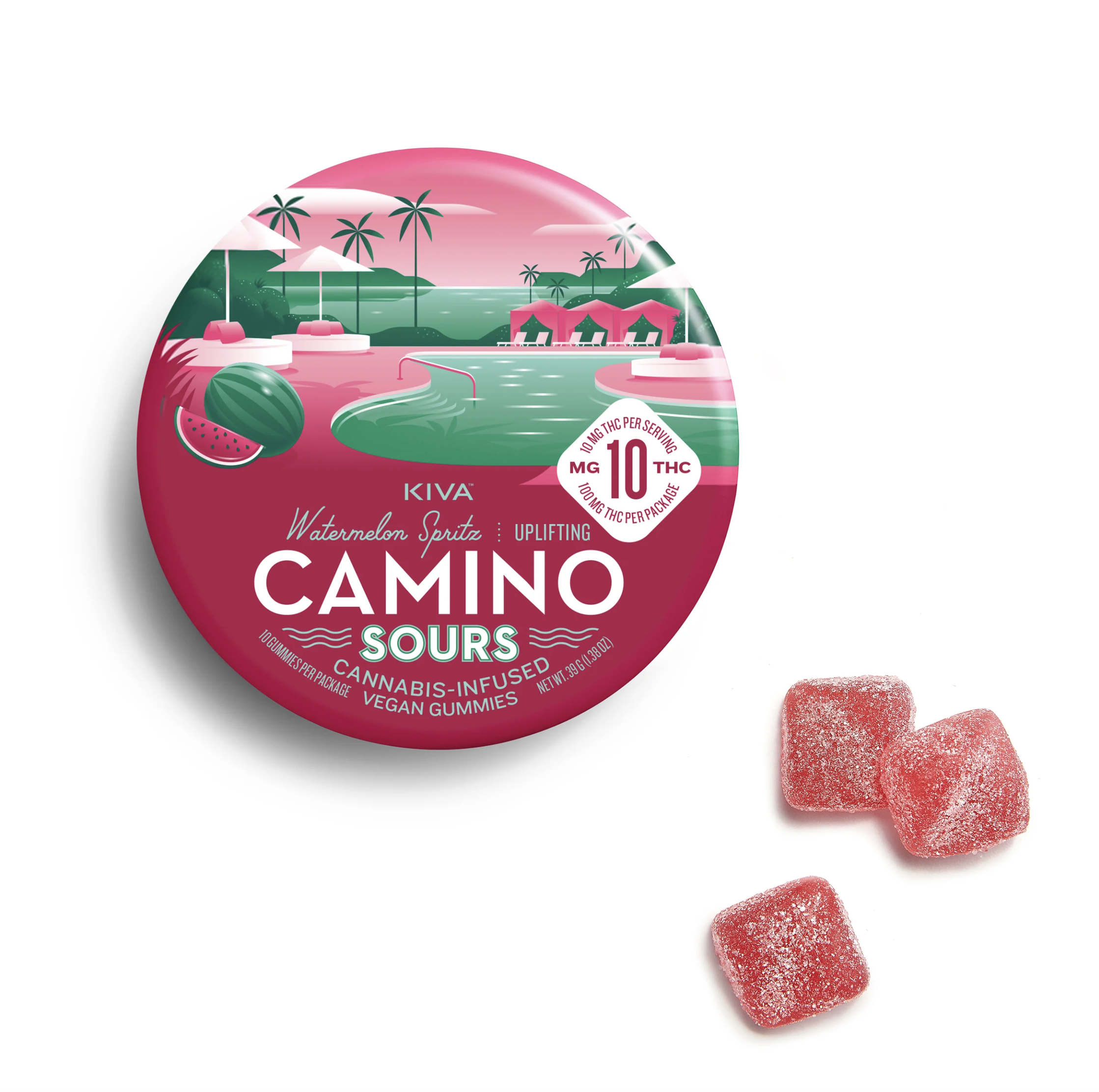 Photograph of product: Gummies | Sour Watermelon Spritz