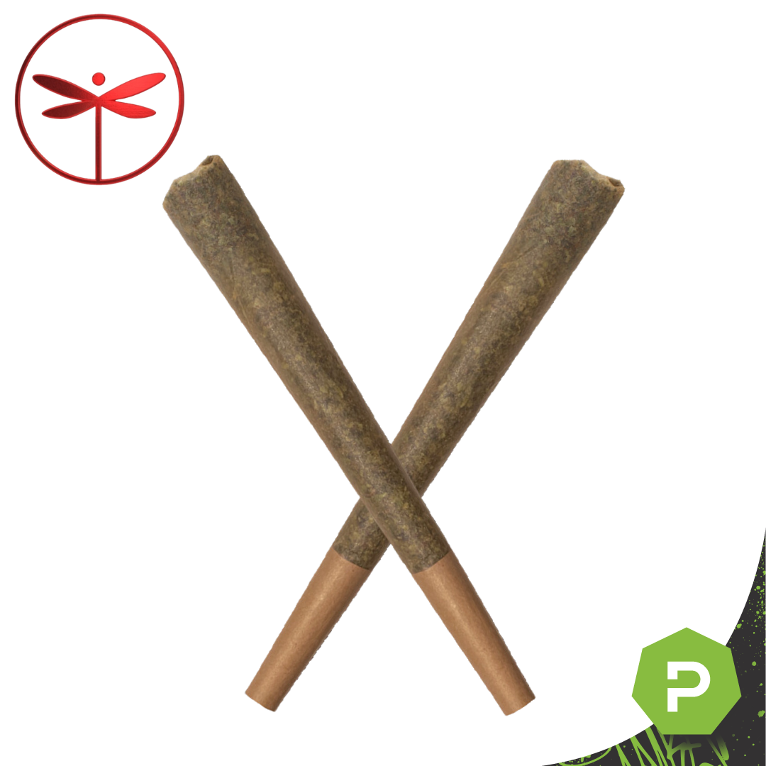 Photograph of product: Dragonfly Infused Pre-Roll | Strawberry Cough