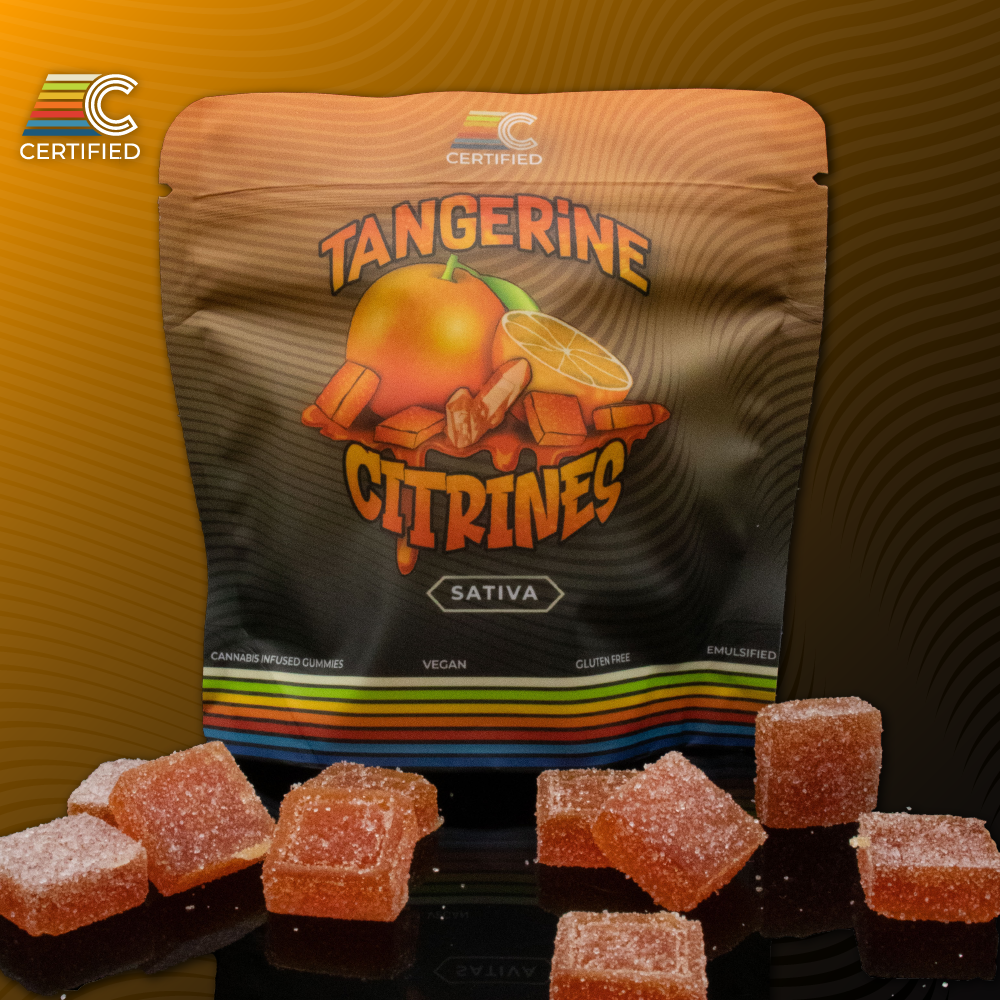 Photograph of product: Tangerine Citrines | 10pk