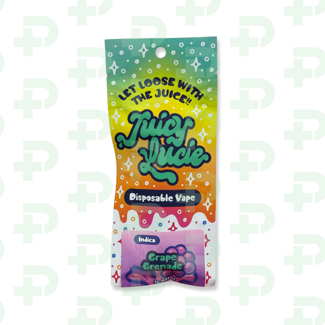 Photograph of product: Juicy Lucie Disposable - Grape Grenade